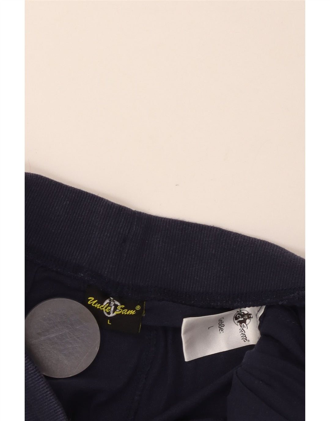 Tío Sam Pantalones De Chándal Gráficos Para Hombre Algodón Azul Marino Grande