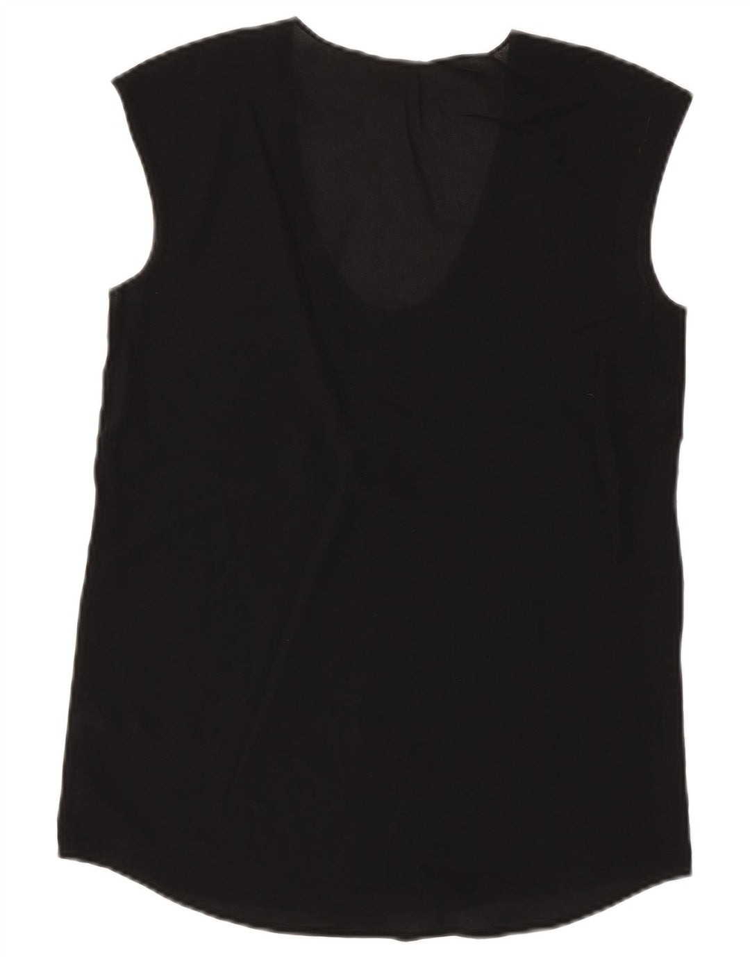 J. CREW Blusa sin mangas para mujer US 00 2XS Poliéster negro