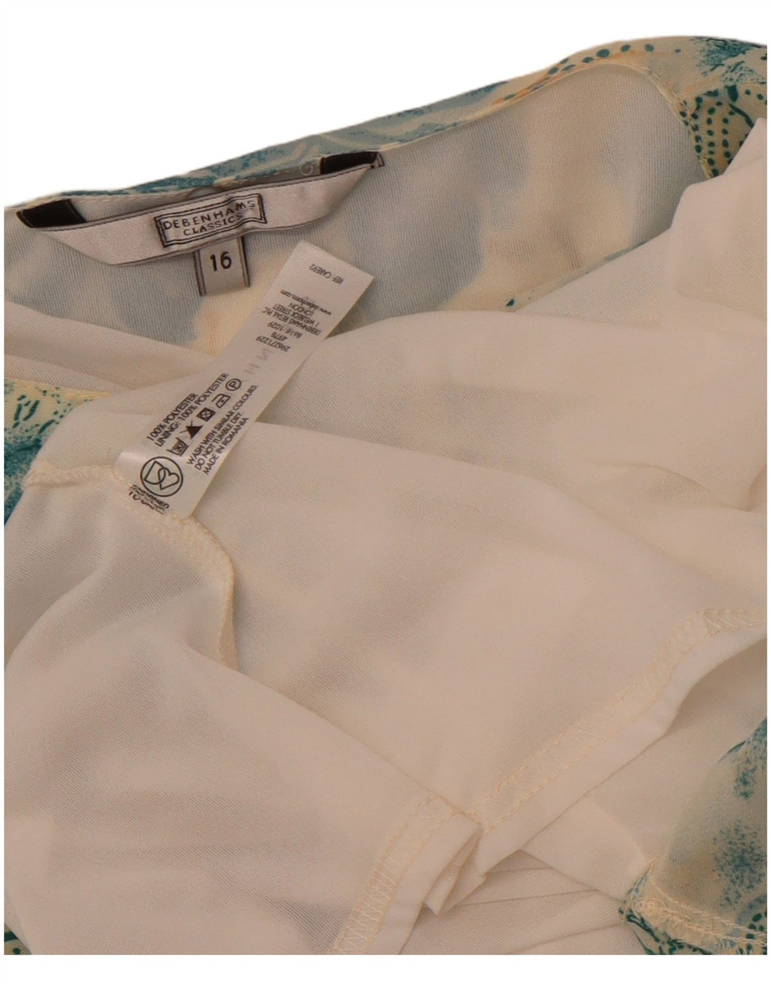 Debenhams Blusa para mujer Top UK 40 Grande Poliéster floral multicolor