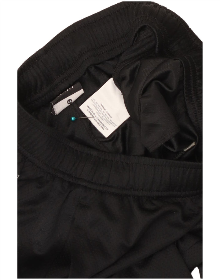 Nike Pantalones Capri de Pierna Ancha para Mujer UK 12 Mediano Negro Poliéster