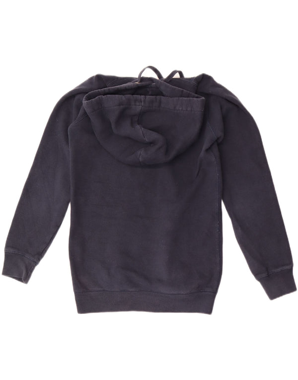 Jack Wills Sudadera con capucha gráfica para mujer UK 6 XS Azul marino Algodón