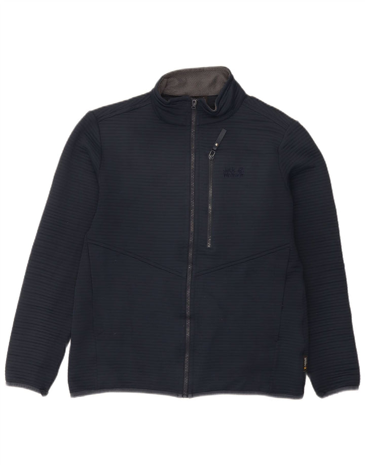 Jack Wolfskin Chaqueta de chándal para hombre UK 36/38 Mediano Azul marino Poliéster