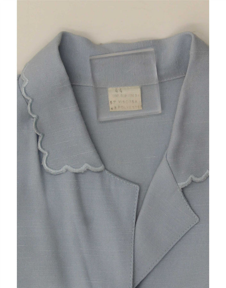 Vestido vintage sin mangas para mujer IT 44 Viscosa azul medio