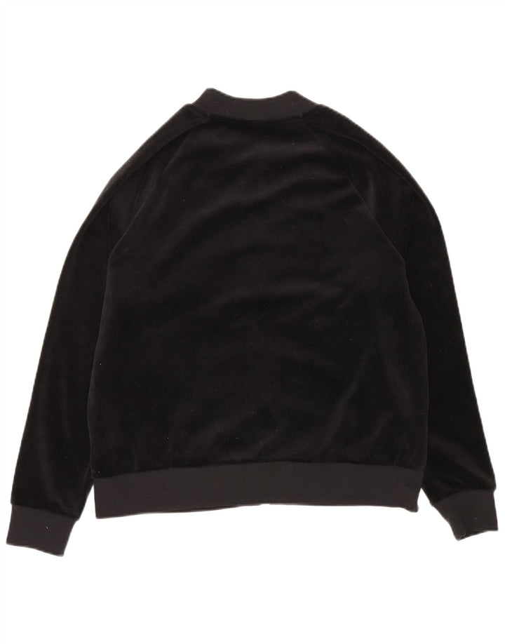 Nike - Chaqueta de chándal de terciopelo para mujer, talla M, poliéster negro
