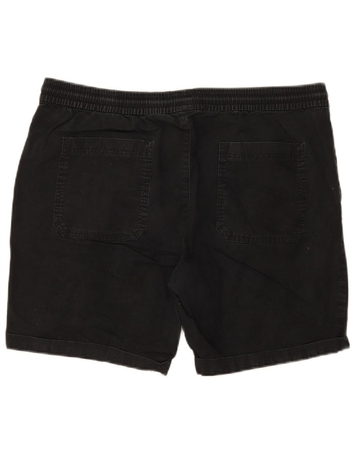 Marks & Spencer - Pantalones cortos chinos para hombre, talla grande, W34, algodón negro