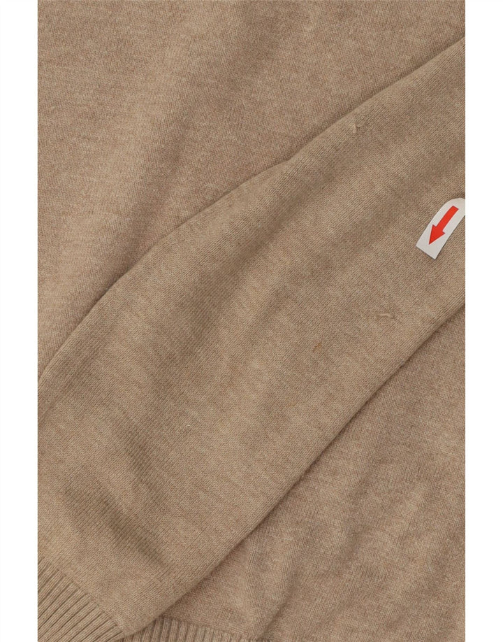 Zara Mujer Cárdigan Suéter UK 44 Grande Nylon Gris