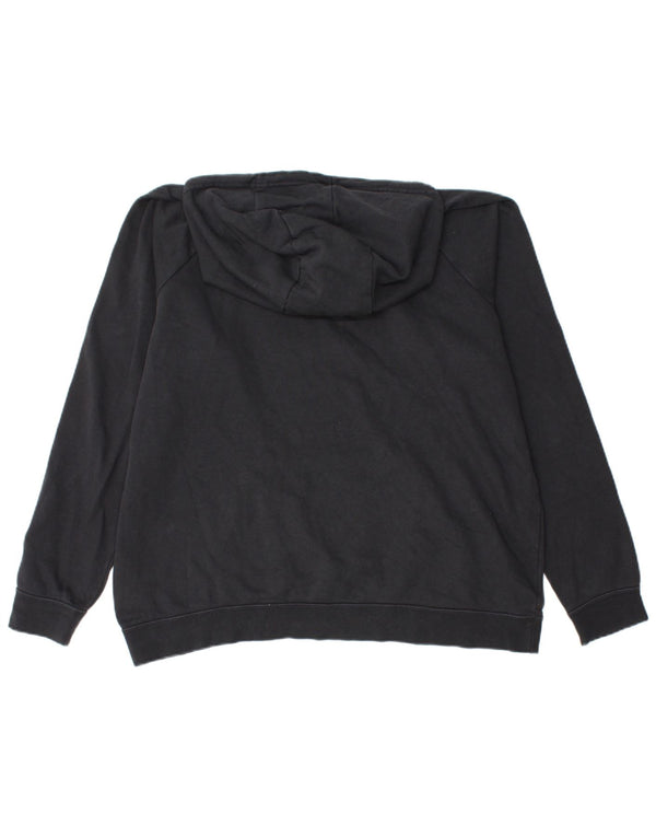 NIKE Jersey con capucha extragrande para mujer UK 40 XL Algodón negro