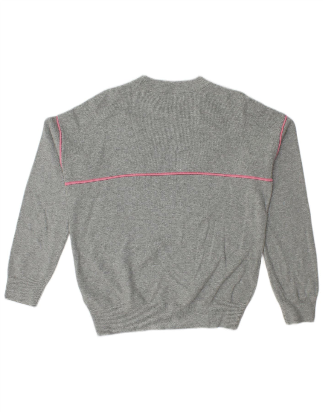 Marks & Spencer Jersey extragrande con cuello redondo para mujer, talla S, color gris