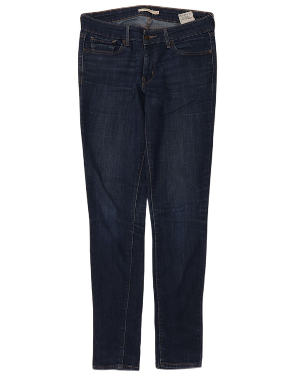 Levi's Jeans Ajustados 711 Para Mujer W29 L32 Algodón Azul Marino