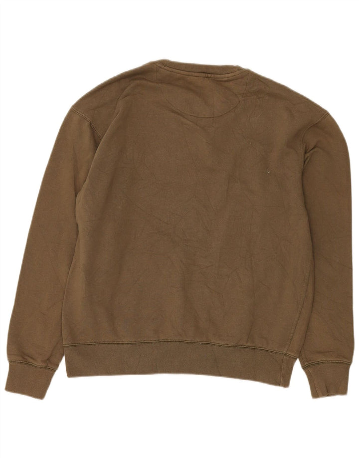 JACK & JONES Hombre Sudadera Jumper Medium Khaki Algodón