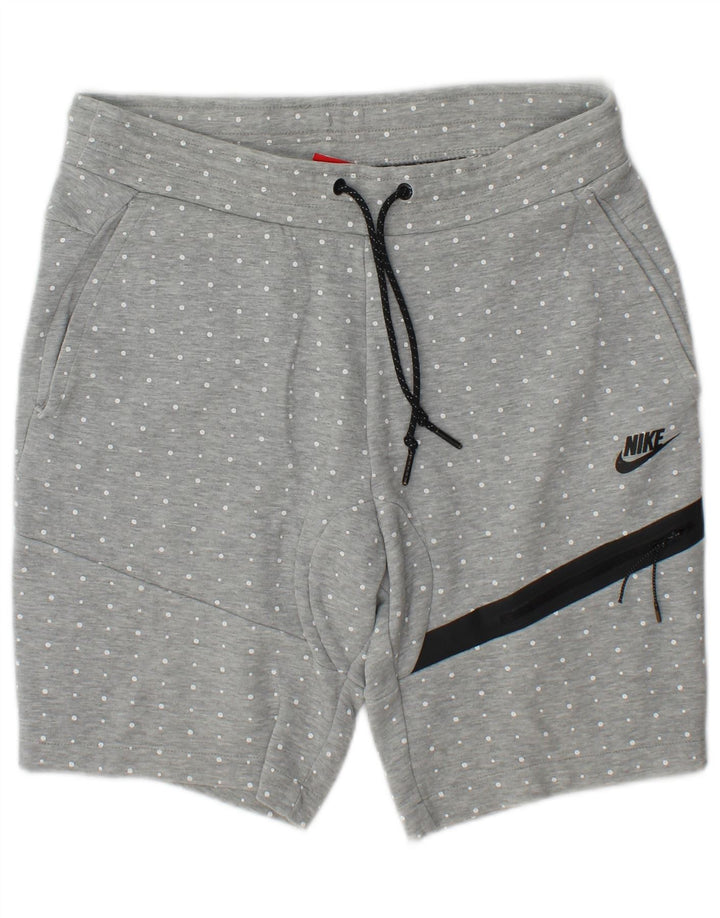 Nike Mens Cargo Sport Shorts Pequeño Gris Manchado Algodón