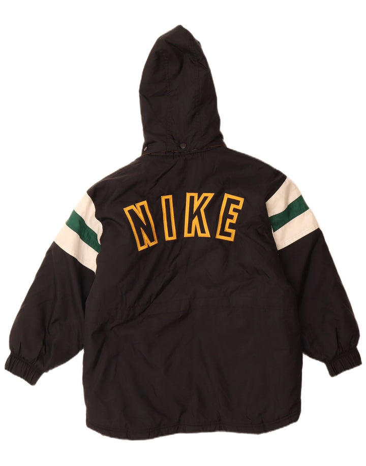 Nike Chaqueta acolchada extragrande con estampado gráfico para niños 9-10 años Mediana Negro