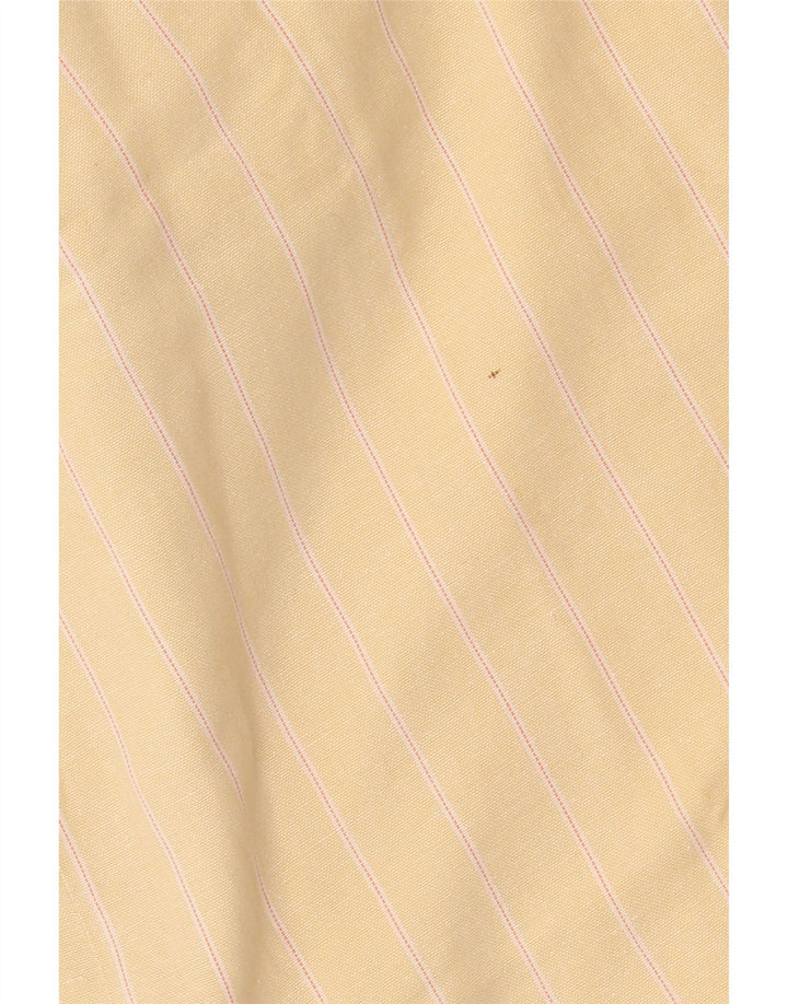 Wrangler Camisa para hombre Talla 16 Grande Raya amarilla