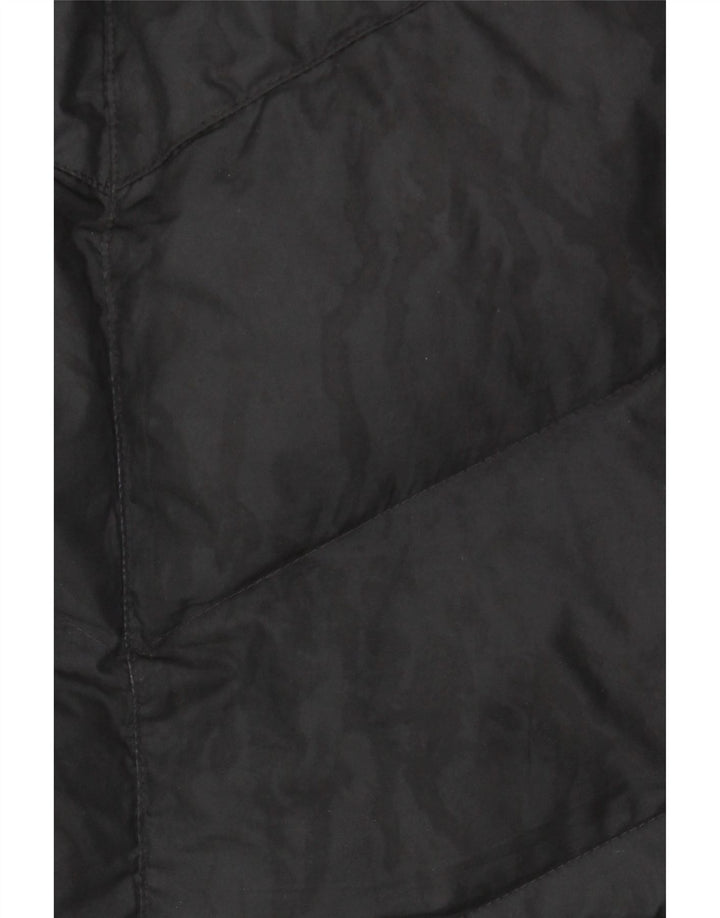 Nike Chaqueta acolchada con capucha para niños 12-13 años Grande Poliéster negro