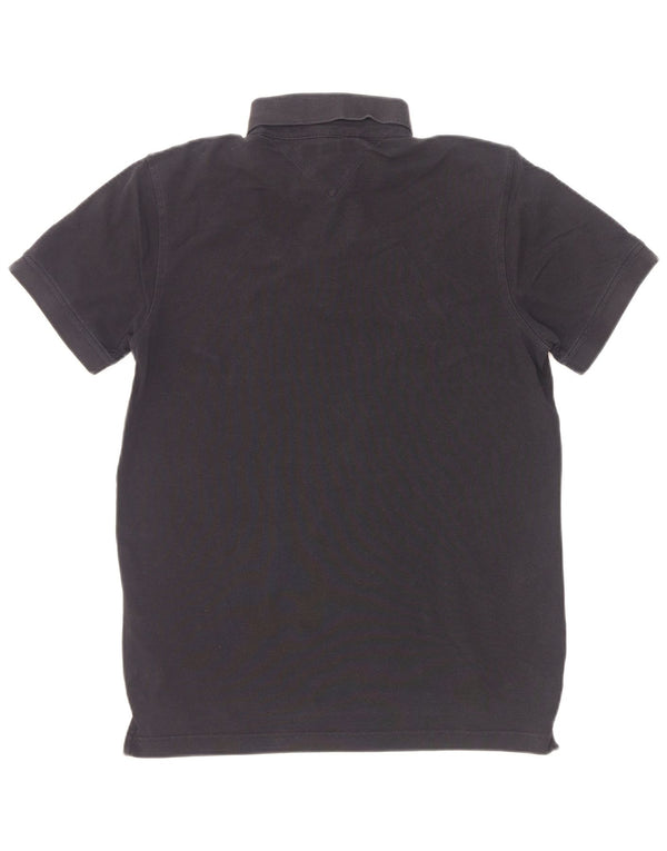 Polo Tommy Hilfiger para hombre pequeño de algodón azul marino