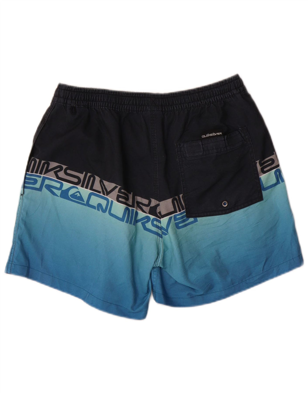 QUIKSILVER Hombre Bañador Bañador Gráfico Pequeño Azul Colorblock Poliéster