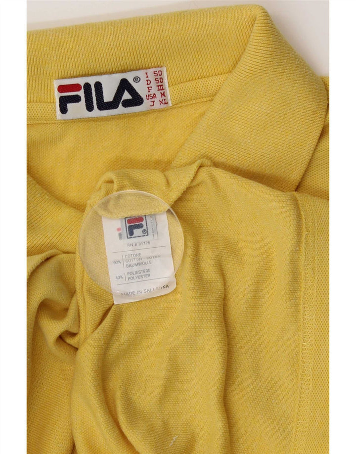 Polo Fila Hombre IT 50 Algodón Amarillo Medio