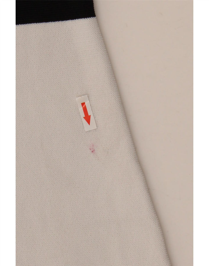 Zara Vestido Acampanado Sin Mangas para Mujer UK 44 Viscosa Blanca Mediana