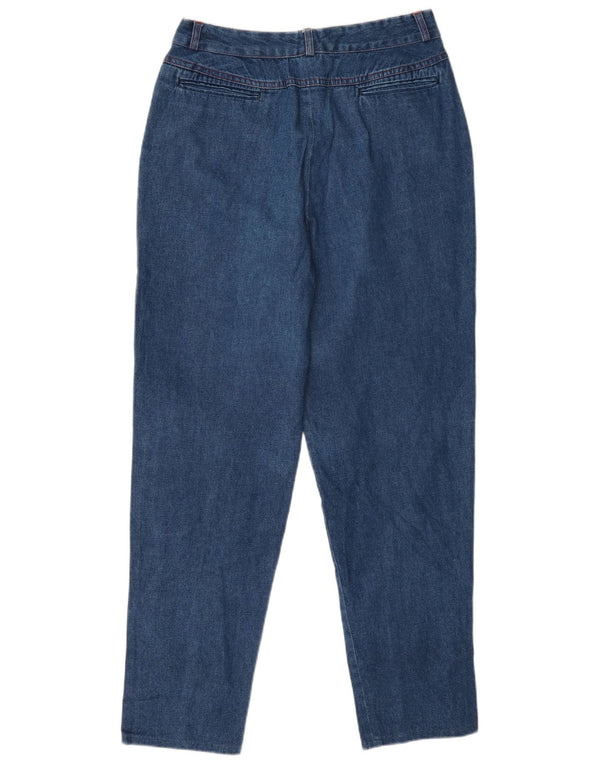 Fendi Jeans cónicos de cintura alta para mujer IT 46 Large W28 L30 Azul