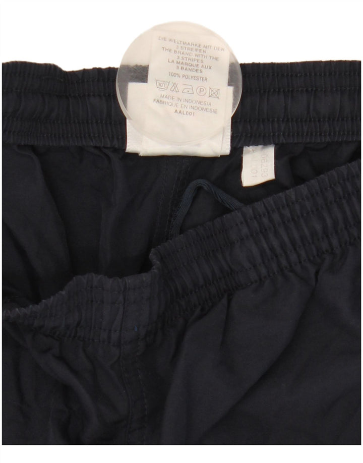 Adidas Pantalones cortos deportivos para mujer UK 12 Medium Azul marino Poliéster