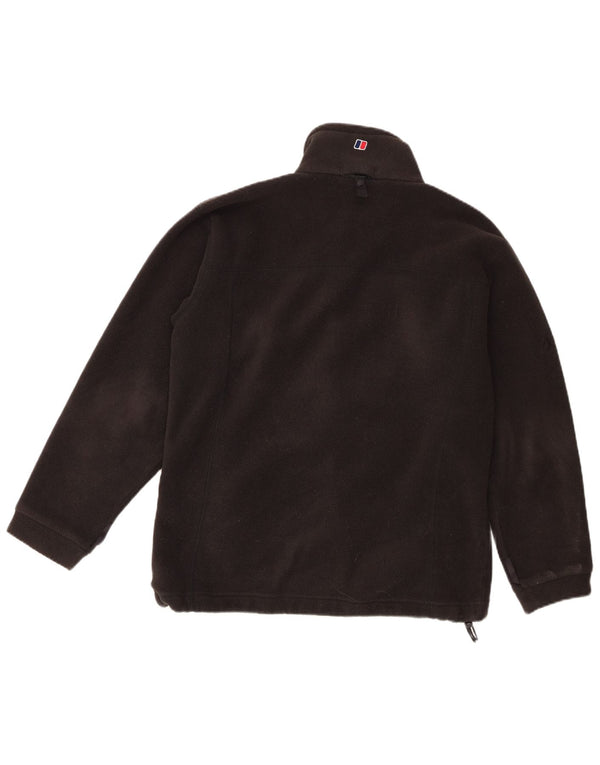 Berghaus - Chaqueta polar con forro para mujer, talla M, poliéster negro