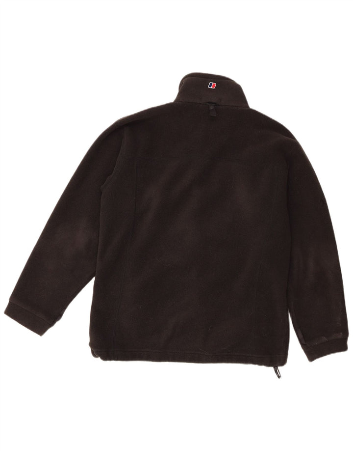 Berghaus - Chaqueta polar con forro para mujer, talla M, poliéster negro