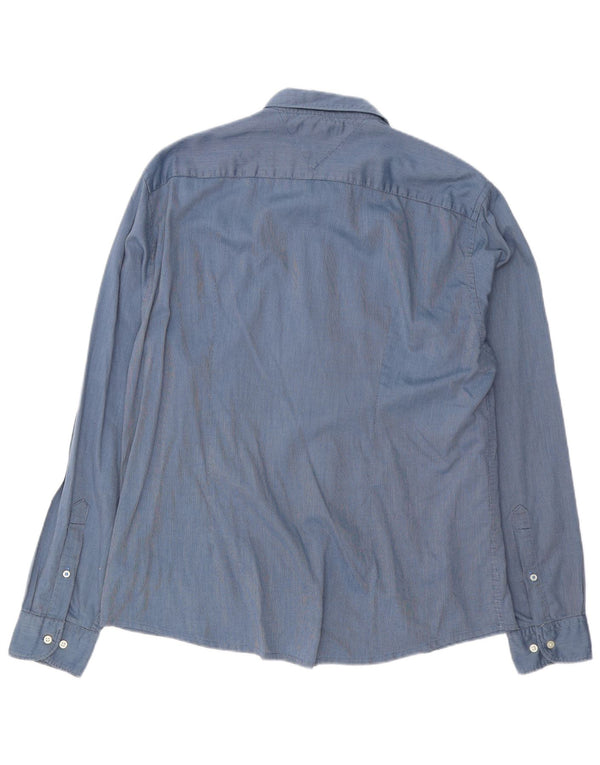 Camisa Tommy Hilfiger Hombre New York Fit XL Algodón Azul