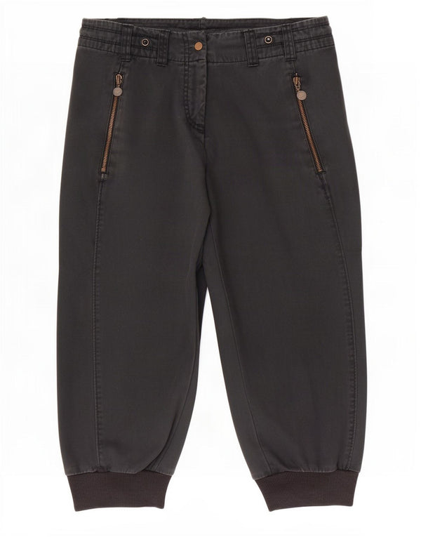 Nike - Pantalones capri para mujer, talla 12, talla mediana, W30 L22, algodón negro