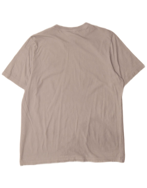 Adidas - Camiseta para hombre, talla grande, algodón blanco