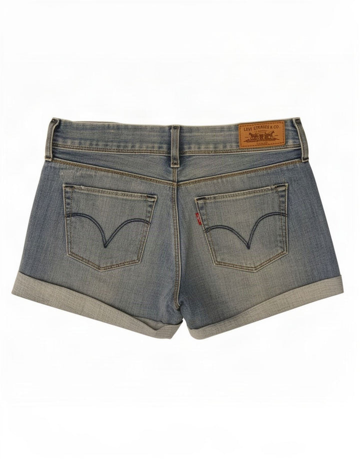 Levi's Mujer Vaqueros Cortos Pequeños W27 Algodón Azul