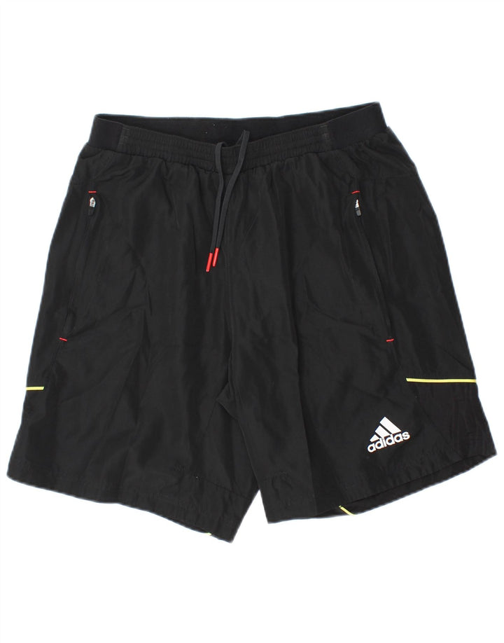 Pantalón Corto Deportivo Adidas Hombre Mediano Negro Poliéster