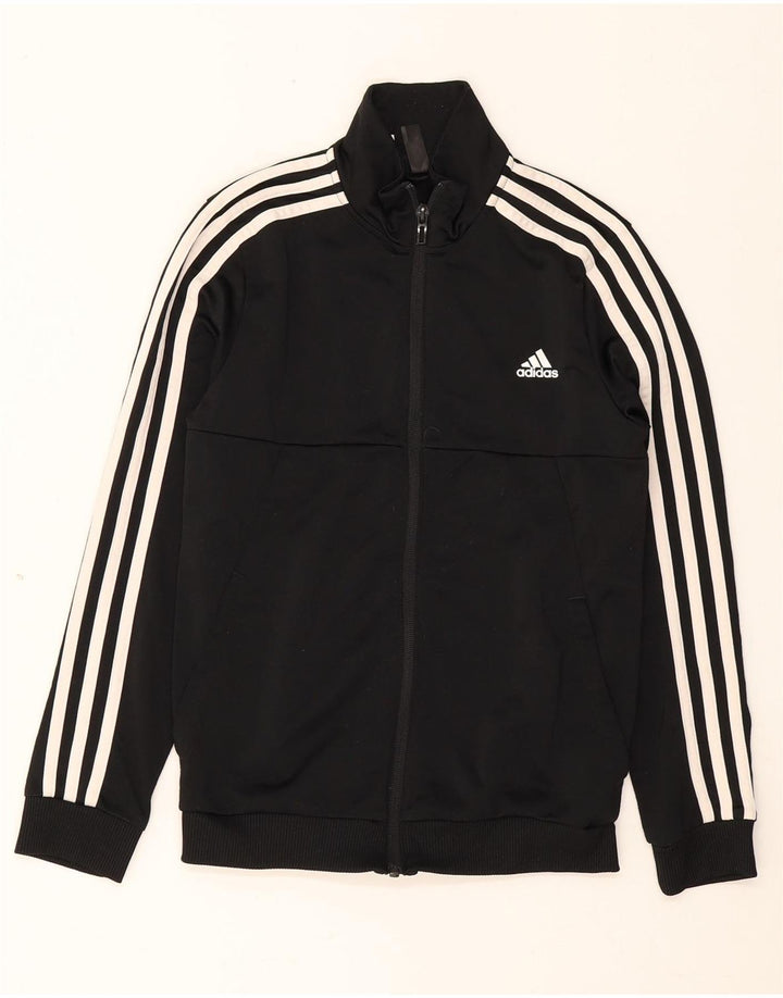 Adidas Chaqueta de chándal para niño 11-12 años Negro Poliéster