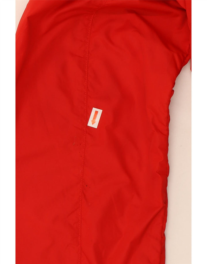 Tommy Hilfiger Chaqueta impermeable con capucha para hombre UK 38 Medium Red Polyamide