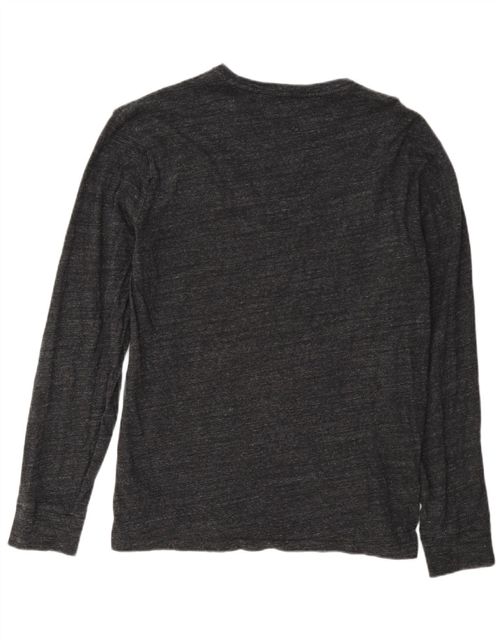Polo Ralph Lauren Hombre Top Manga Larga Pequeño Gris Moteado