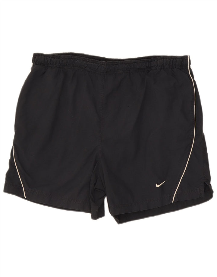 Nike - Pantalones cortos deportivos para hombre, talla grande, color negro