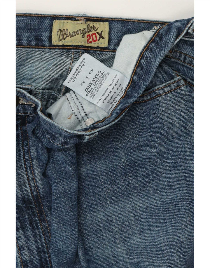 Vaqueros Wrangler Hombre Sueltos W40 L32 Algodón Azul