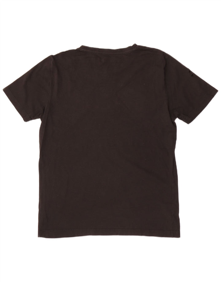 Puma Camiseta gráfica para hombre Top Medium Black Cotton