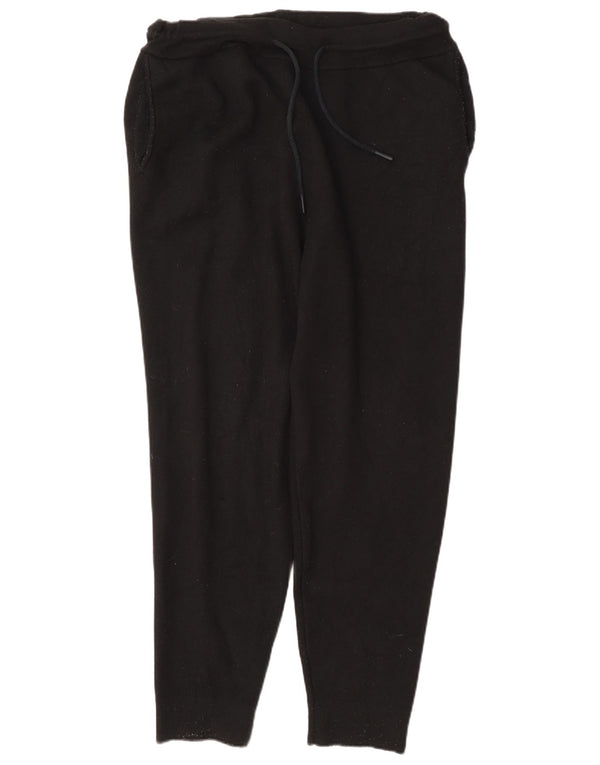 Zara Hombre Pantalones De Chándal Joggers Large Viscosa Negro