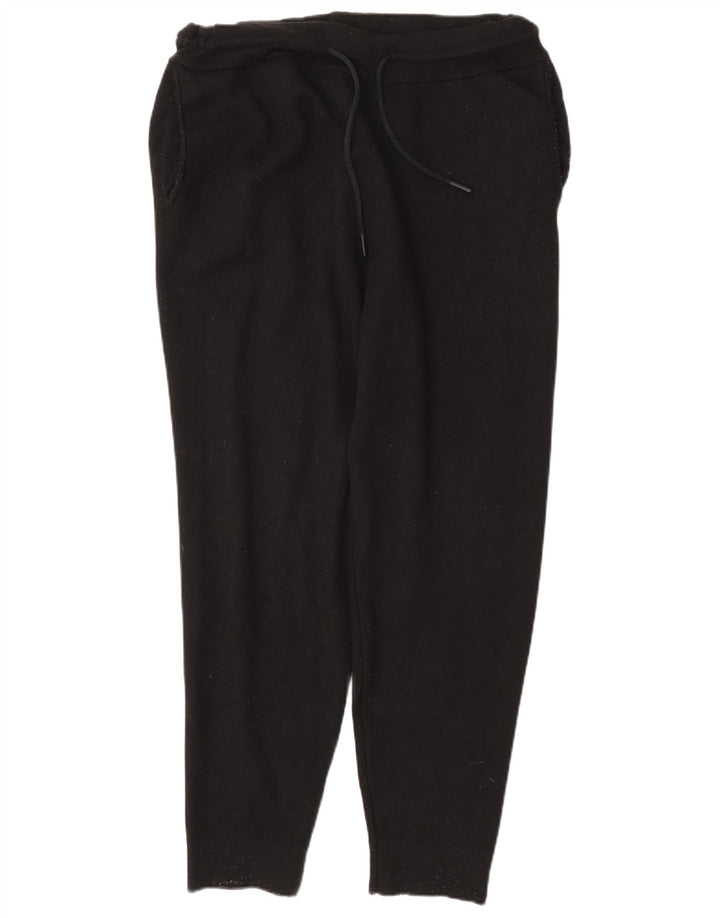 Zara Hombre Pantalones De Chándal Joggers Large Viscosa Negro