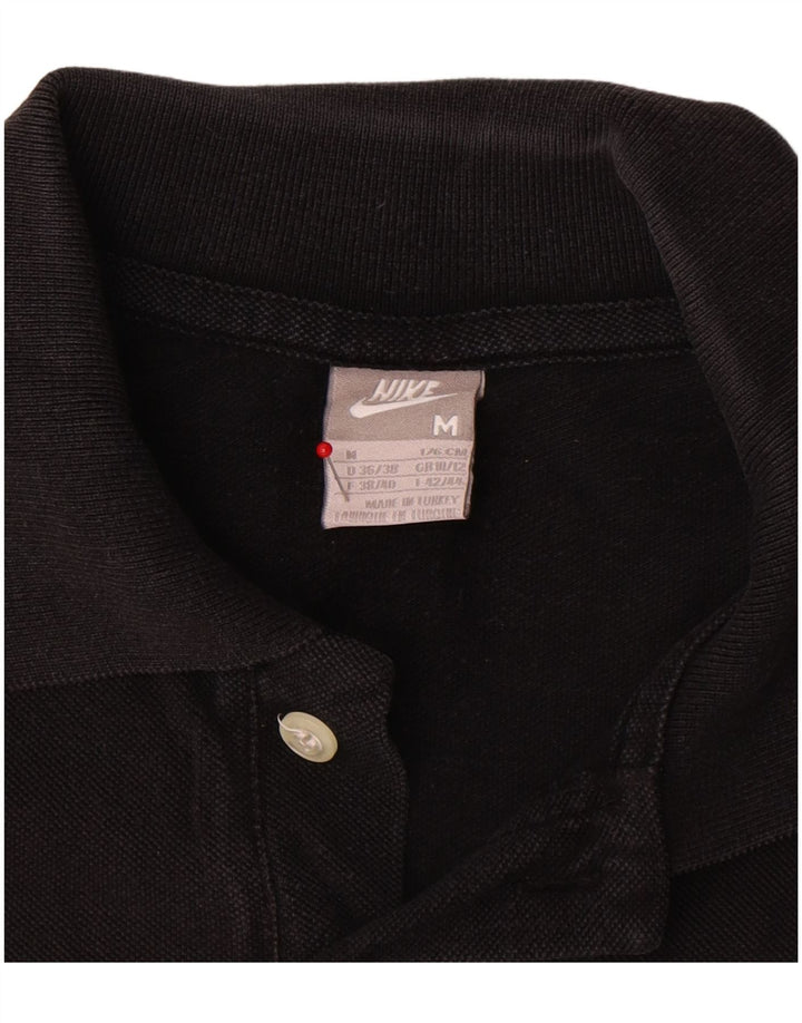 Nike Polo para mujer Reino Unido 10/12 Mediano Negro Algodón