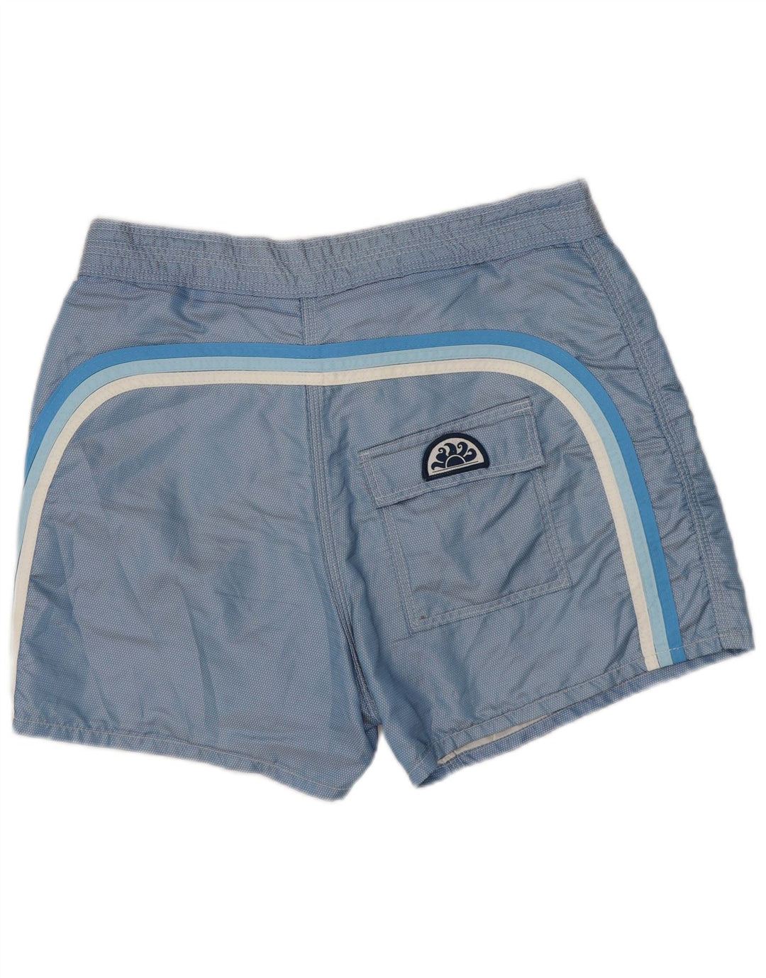 Bañador Sundek Hombre De Nylon Geométrico Azul Medio