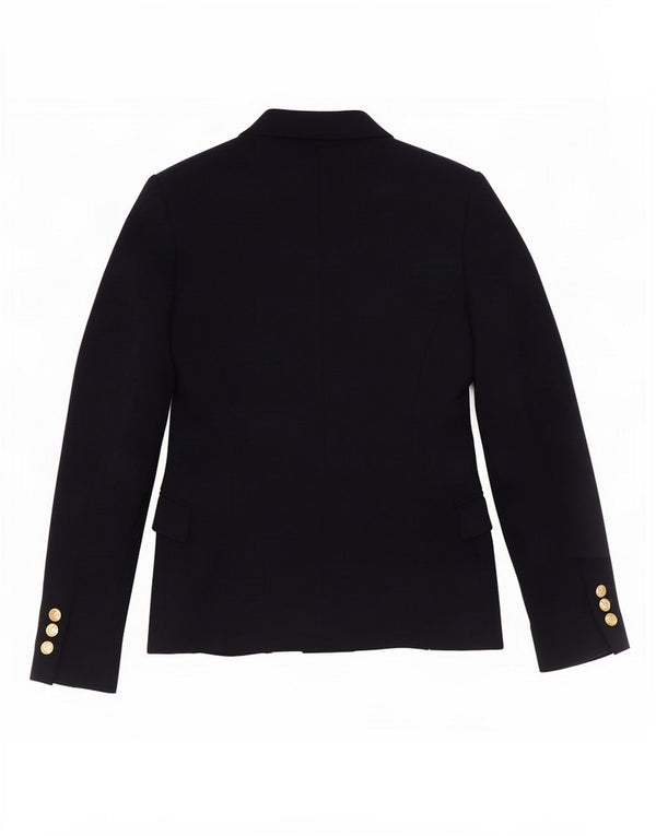 Zara Mujer Chaqueta Blazer De 1 Botón UK 10 Small Azul Marino