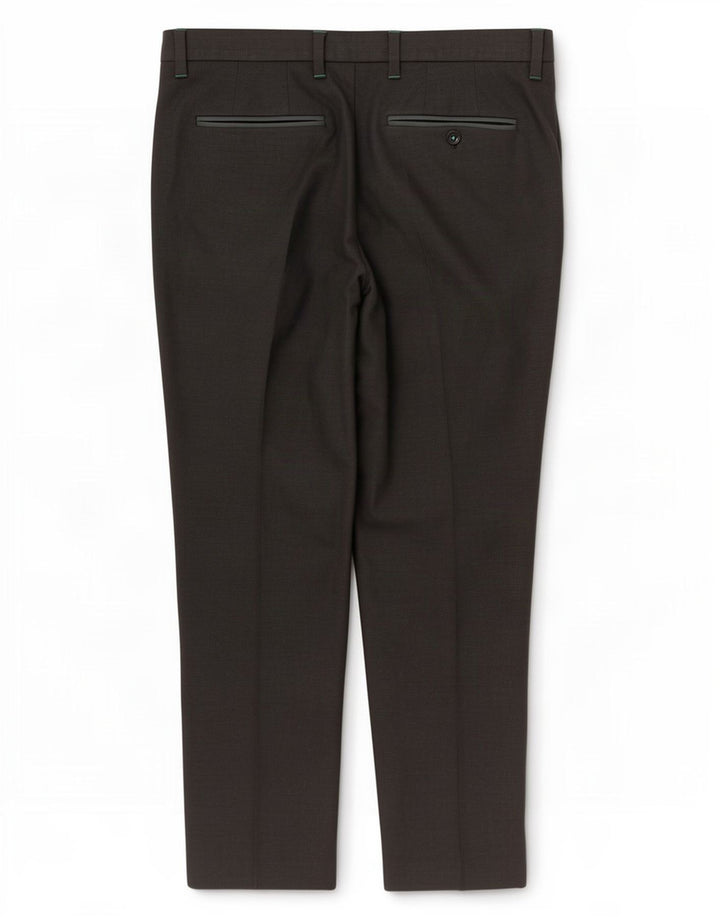 Pantalones de traje rectos para hombre de Ted Baker W36 L32 Poliéster con manchas grises