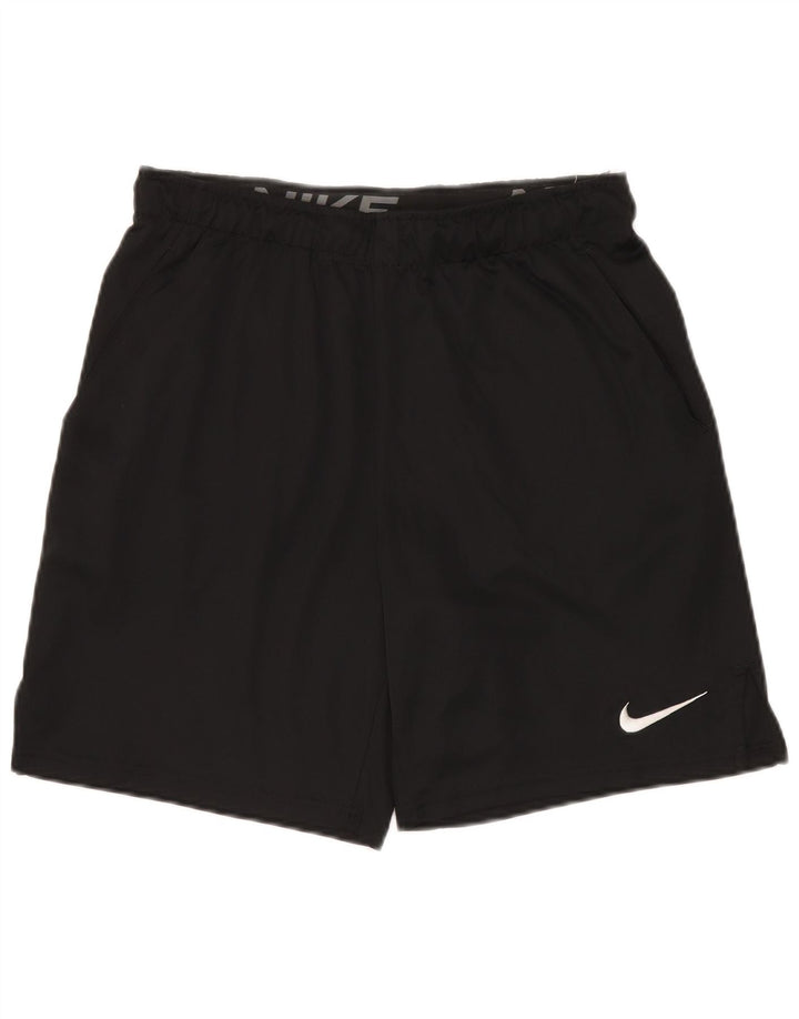 Pantalones cortos deportivos Nike Dri Fit para hombre Poliéster negro mediano