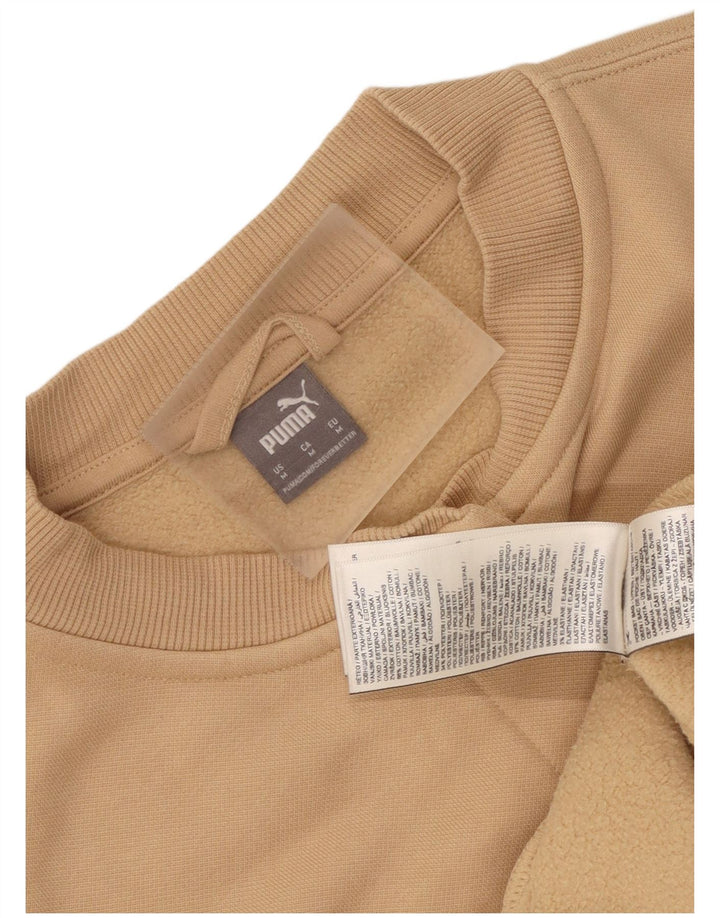 Puma - Chaqueta de chándal para mujer, talla 40, algodón color beige medio