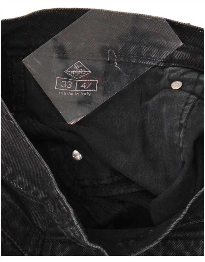 ROY ROGERS Vaqueros cónicos para mujer W33 L27 Negro