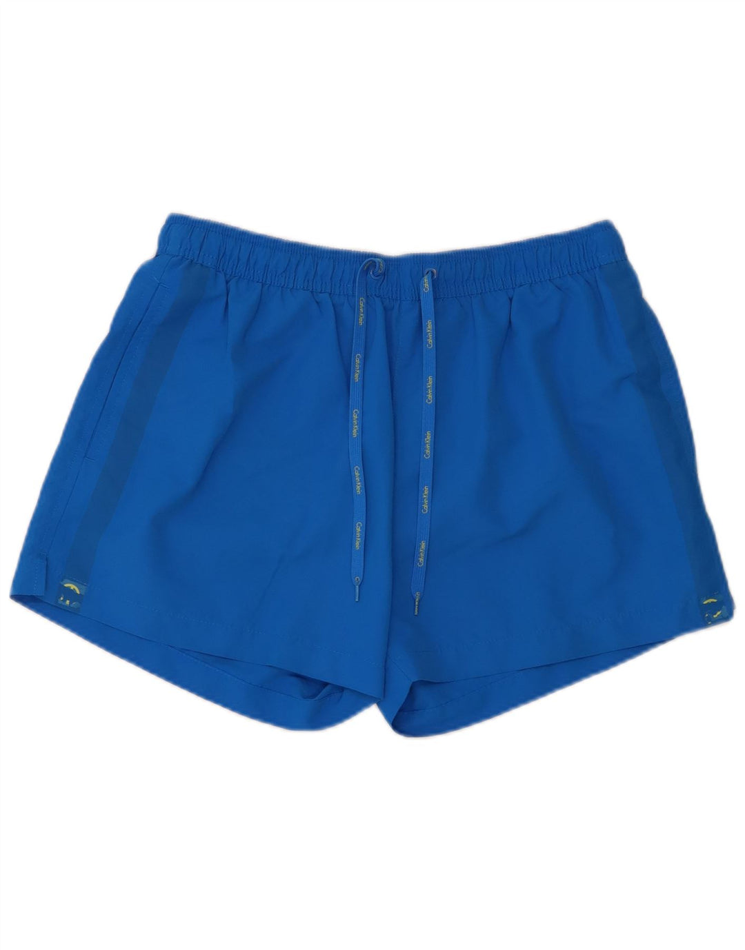 CALVIN KLEIN Mens Swimming Shorts Large  Blue Polyester