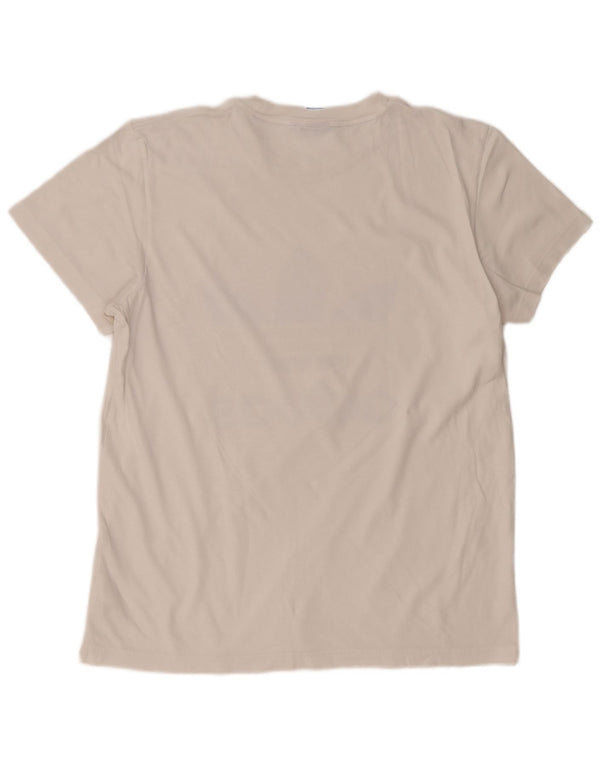 ADIDAS Camiseta gráfica para hombre Top grande de algodón blanco