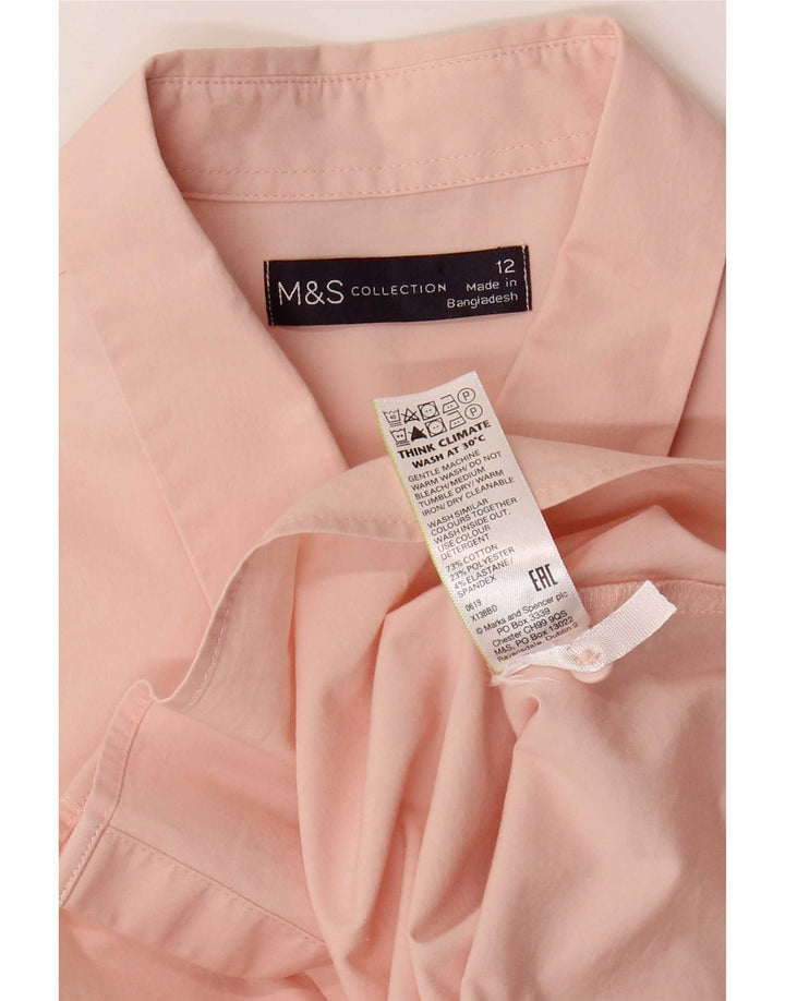 Marks & Spencer Camisa para mujer Reino Unido 42 Algodón rosa medio