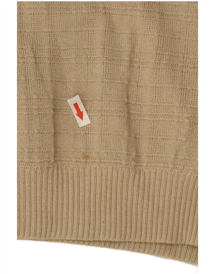 Marks & Spencer Suéter con Cuello en V para Hombre Pequeño Acrílico Beige